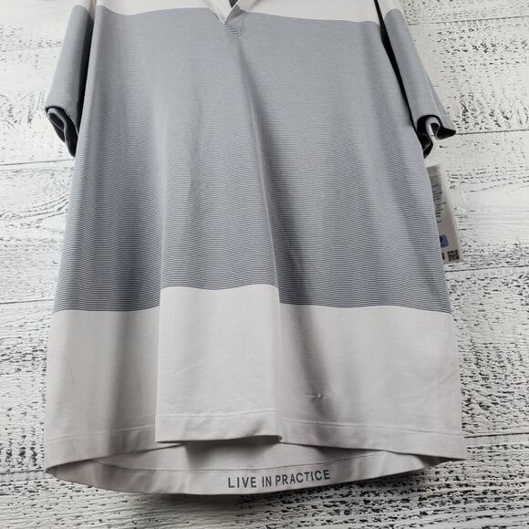 Lululemon Tech Pique Polo Shirt Men’s XXL New With Flaw Store Pull Activewear - Picture 4 of 11